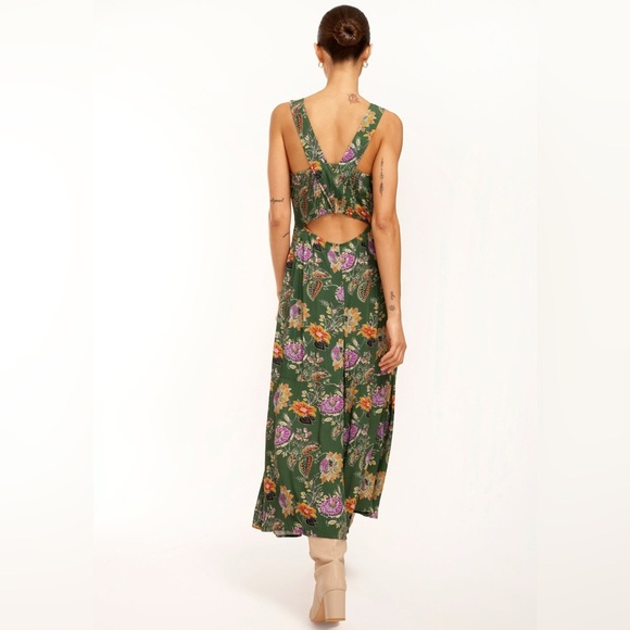 NEW Equipment EVERETT MAXI DRESS EDEN MULTI GREEN 6 - Picture 12 of 12